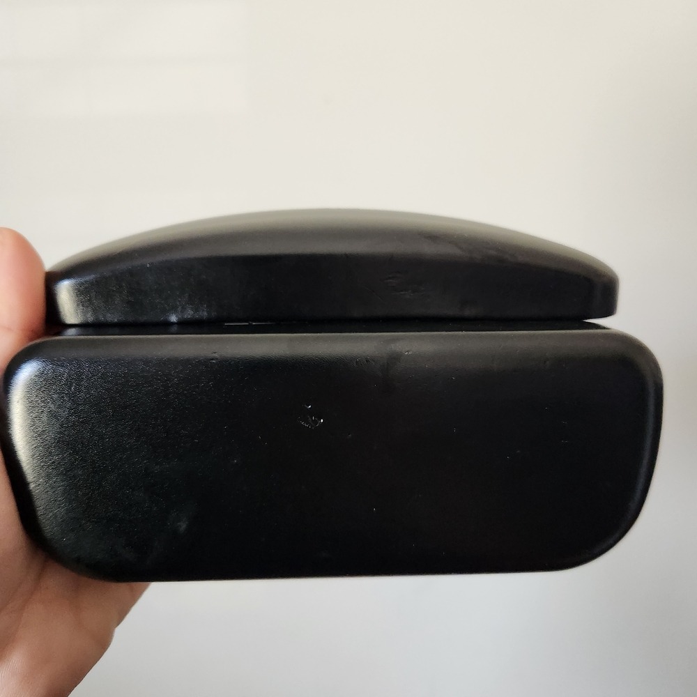 Coach Black Embossed Logo Sunglass Case - Picture 4 of 4